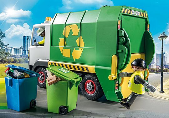 PLAYMOBIL RECYCLING TRUCK