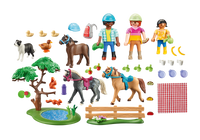 PLAYMOBIL PICNIC ADVENTURE WITH HORSES