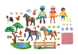 PLAYMOBIL PICNIC ADVENTURE WITH HORSES