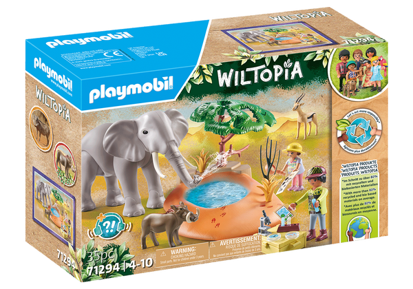 PLAYMOBIL WILTOPIA ELEPHANT AT THE WATERHOLE