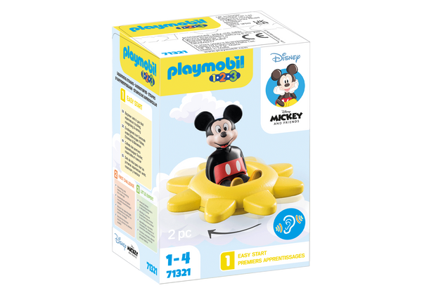 PLAYMOBIL MICKEY'S SPINNING SUN WITH RATTLE FEATURE