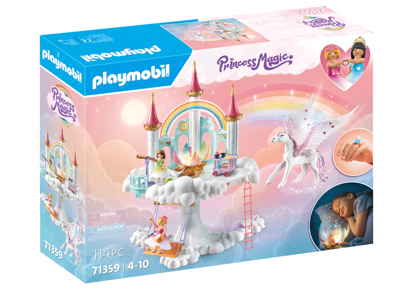 PLAYMOBIL RAINBOW CASTLE IN THE CLOUDS