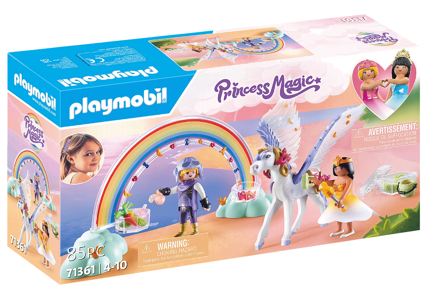 PLAYMOBIL PEGASUS W/ RAINBOW IN THE CLOUDS