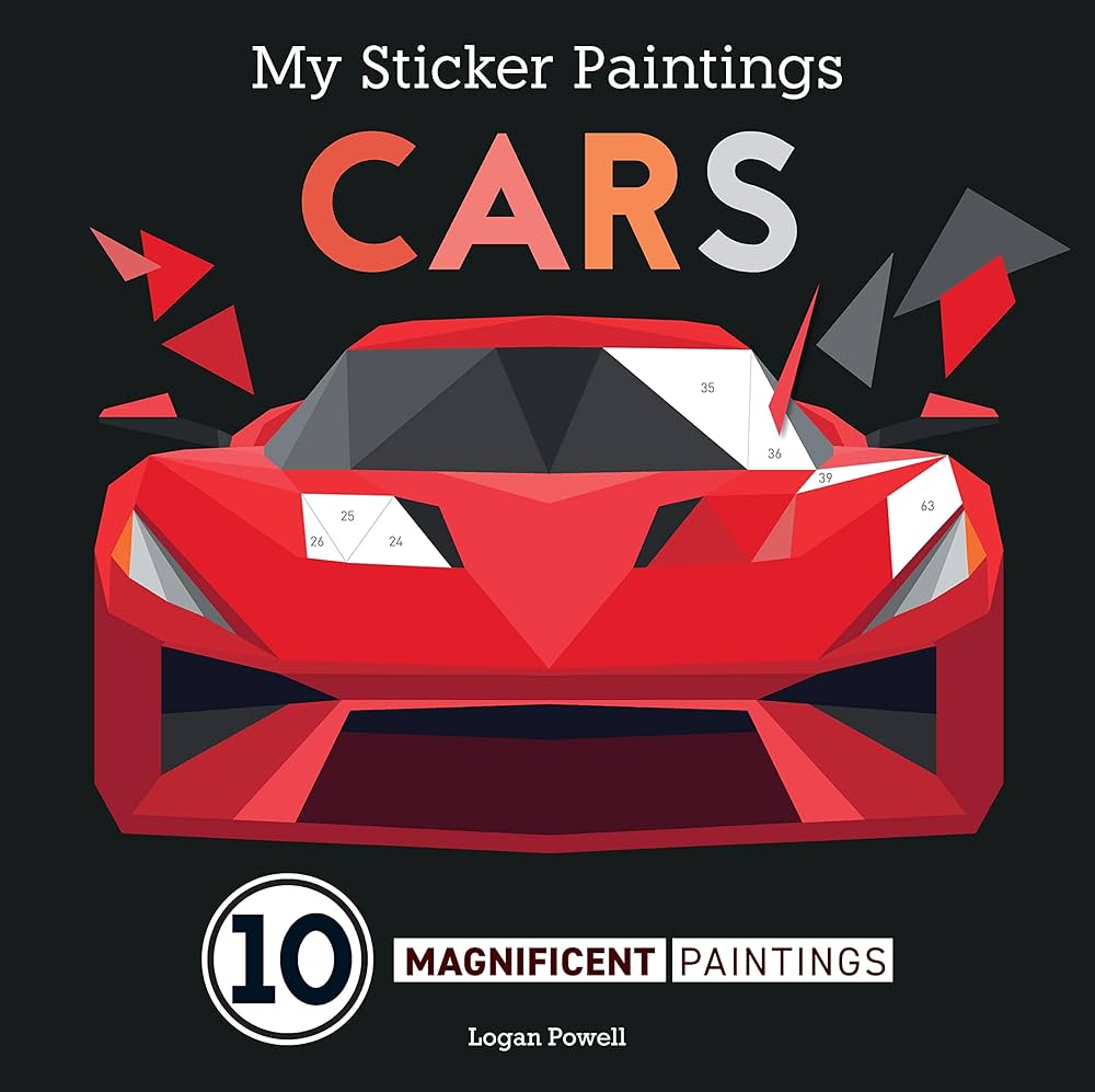 MY STICKER PAINTINGS: CARS