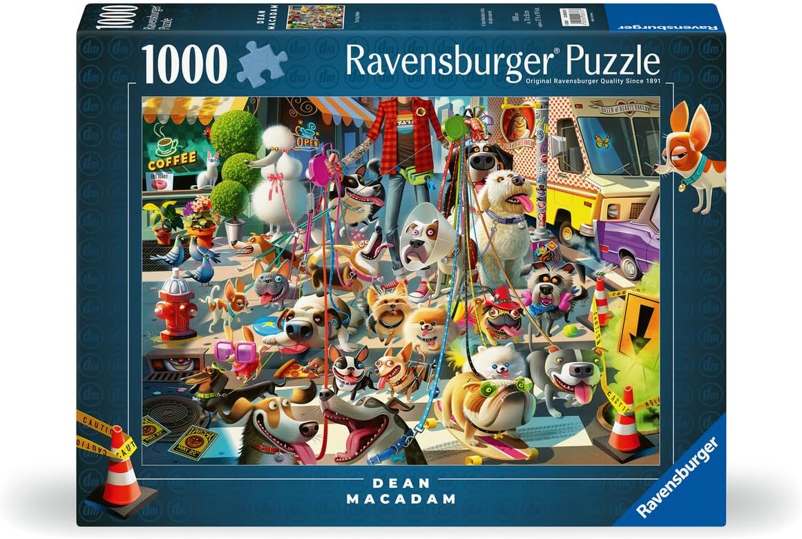 RAVENSBURG 1000 PC THE DOG WALKER