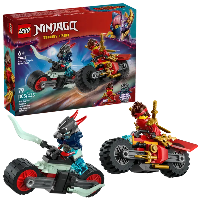 LEGO NINJAGO KAI'S MOTORCYCLE SPEED RACE