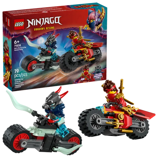 LEGO NINJAGO KAI'S MOTORCYCLE SPEED RACE