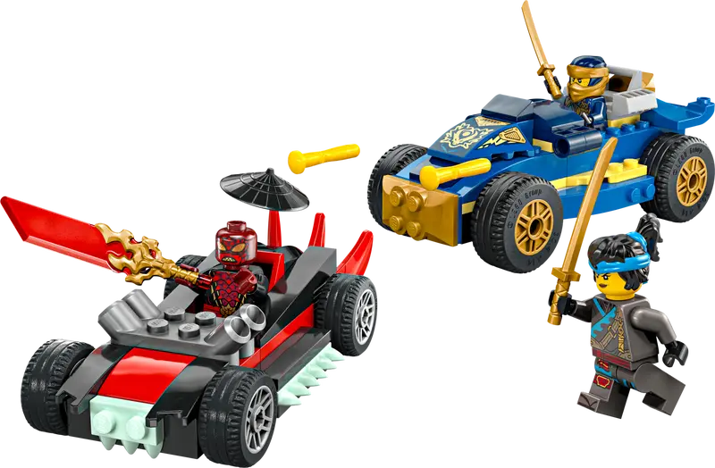 LEGO NINJAGO ROGUE VS. DRIX RACE CAR DUEL
