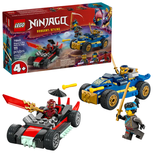 LEGO NINJAGO ROGUE VS. DRIX RACE CAR DUEL