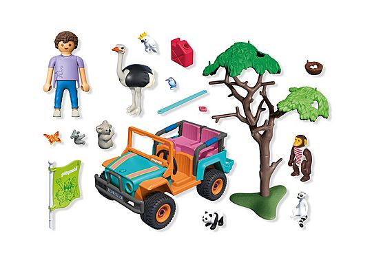 PLAYMOBIL ANIMALS & FRIENDS OFF-ROAD VEHICLE