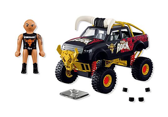 PLAYMOBIL WWE THE ROCK MONSTER TRUCK
