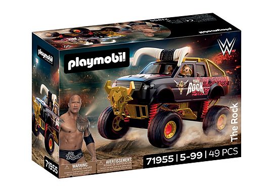 PLAYMOBIL WWE THE ROCK MONSTER TRUCK