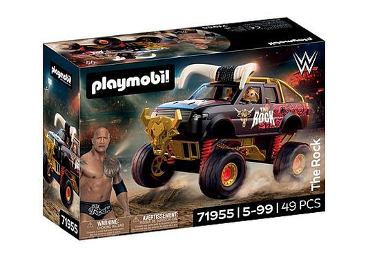 PLAYMOBIL WWE THE ROCK MONSTER TRUCK