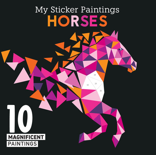 MY STICKER PAINTINGS: HORSES