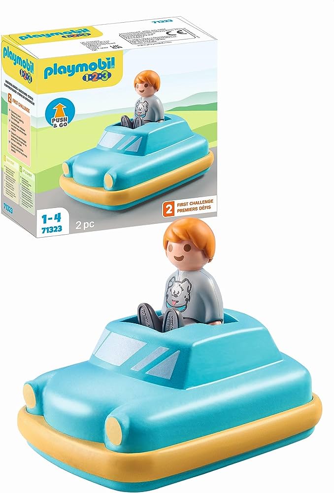 PLAYMOBIL 1.2.3. PUSH & GO CAR