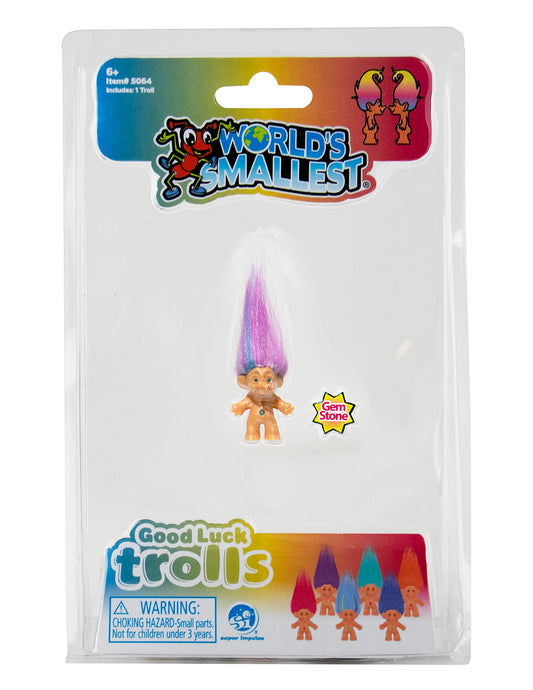 WORLD'S SMALLEST GOOD LUCK TROLLS