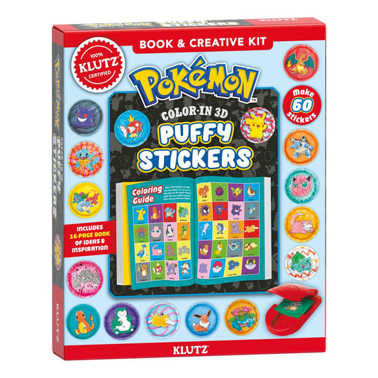 KLUTZ POKEMON PUFFY STICKERS