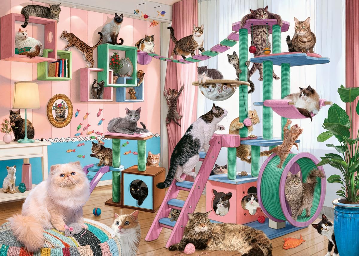 RAVENSBURG 1000 PC CAT TREE HEAVEN