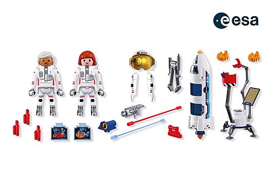 PLAYMOBIL ESA MARS RESEARCH ROCKET