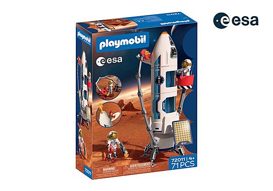 PLAYMOBIL ESA MARS RESEARCH ROCKET