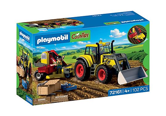 PLAYMOBIL COUNTRY TRACTOR WITH POTATO HARVESTER