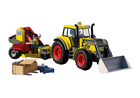 PLAYMOBIL COUNTRY TRACTOR WITH POTATO HARVESTER
