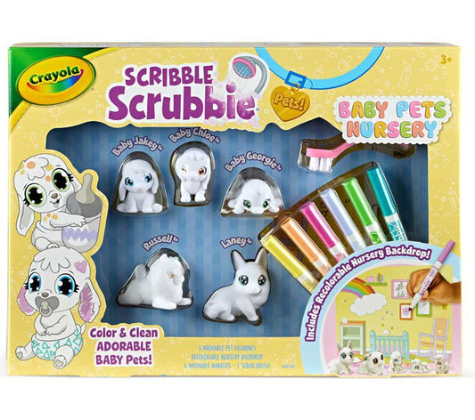 CRAYOLA SCRIBBLE SCRUBBIE BABY NURSERY