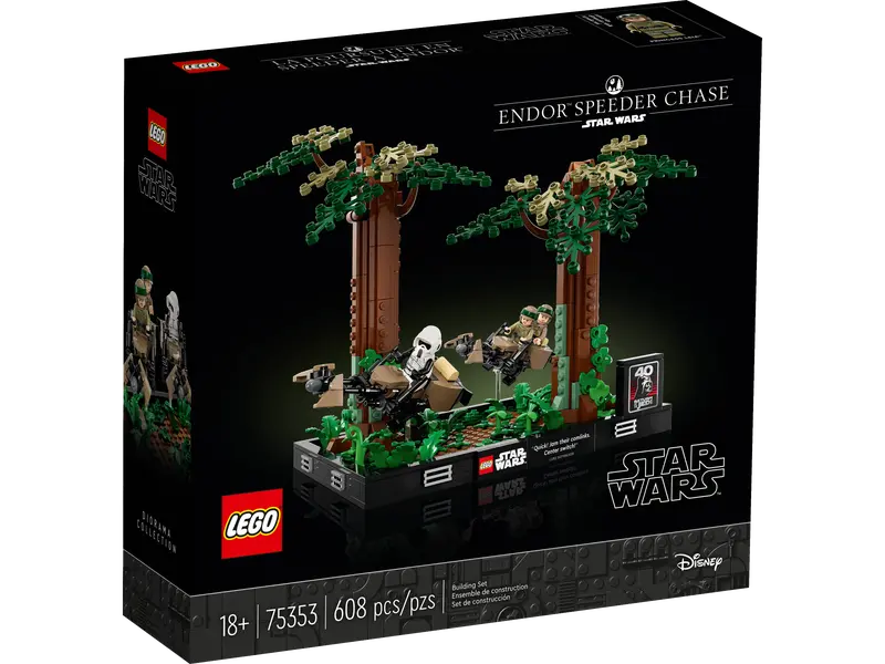 LEGO STAR WARS ENDOR SPEEDER CHASE DIORAMA