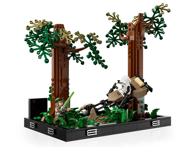 LEGO STAR WARS ENDOR SPEEDER CHASE DIORAMA