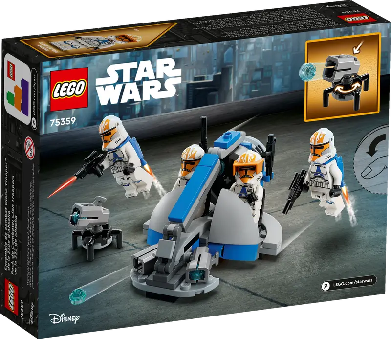 LEGO STAR WARS 332ND AHSOKA'S CLONE TROOPER BATTLE PACK