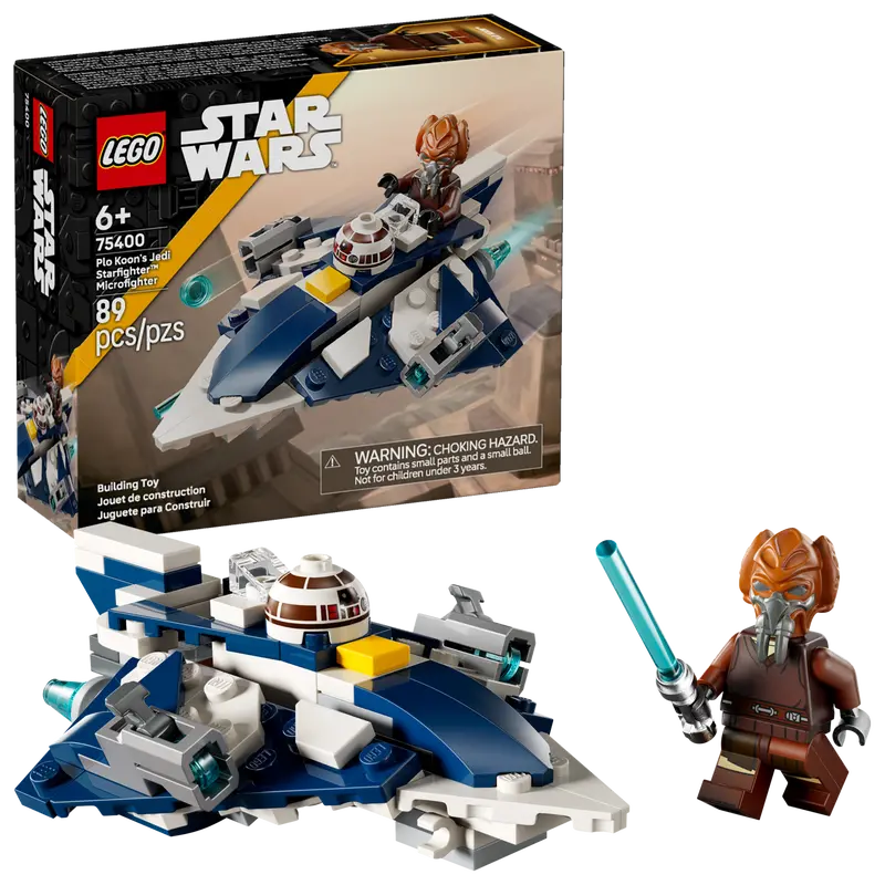 LEGO STAR WARS PLO KOON'S JEDI STARFIGHTER MICROFIGHTER