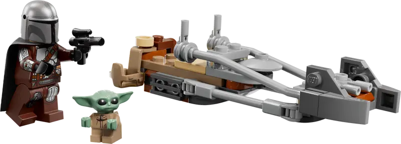 LEGO STAR WARS THE MANDALORIAN & GROGU'S SPEEDER BIKE