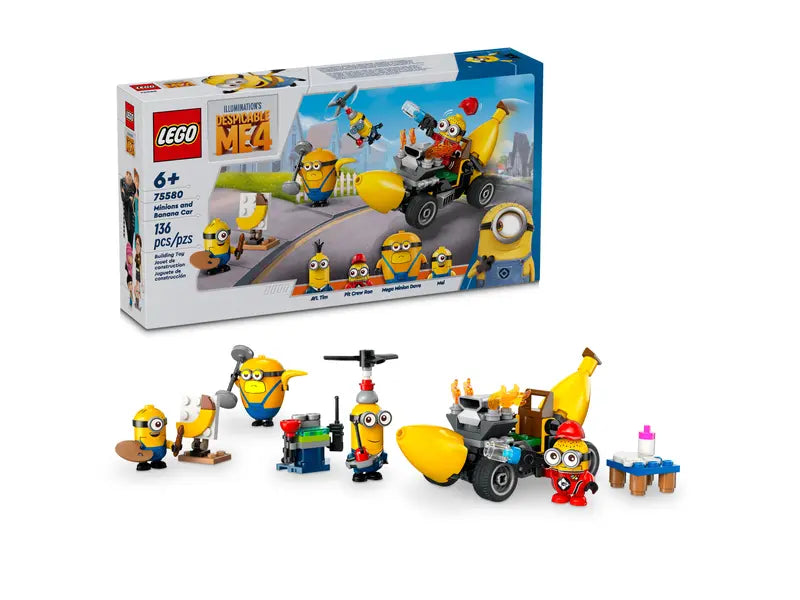 LEGO DESPICABLE ME 4 MINIONS & BANANA CAR