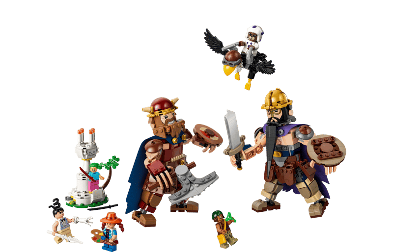 LEGO ONE PIECE DORRY VS. BROGY - GIANTS OF LITTLE GARDEN