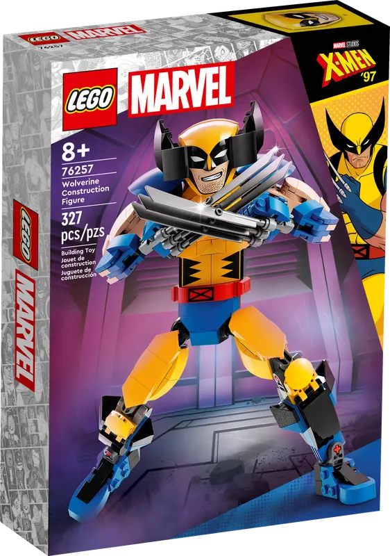 LEGO MARVEL WOLVERINE CONSTRUCTION FIGURE