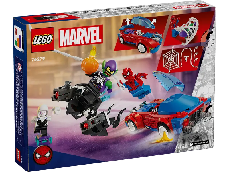 LEGO MARVEL SPIDER-MAN RACE CAR & VENOM GREEN GOBLIN