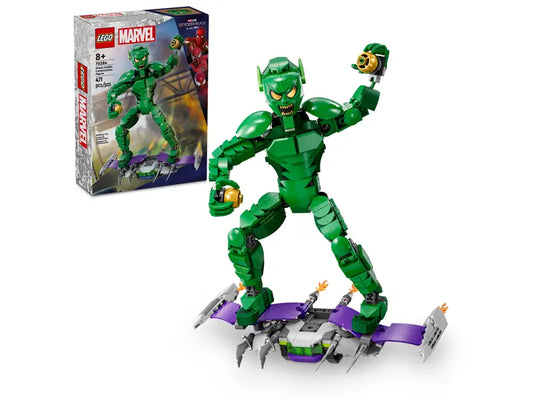 LEGO MARVEL GREEN GOBLIN CONSTRUCTION FIGURE