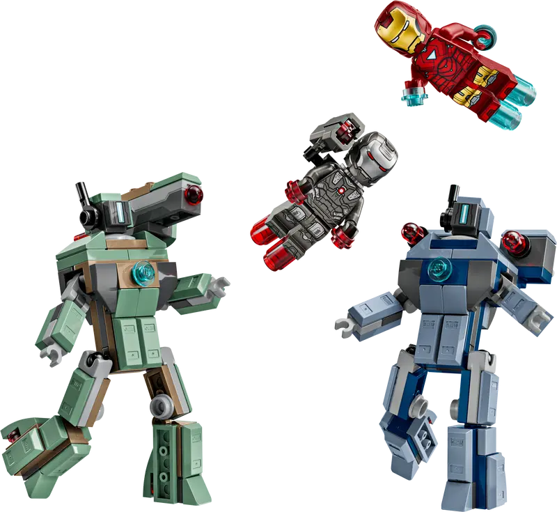 LEGO MARVEL IRON MAN & WAR MACHINE VS HAMMER DRONES