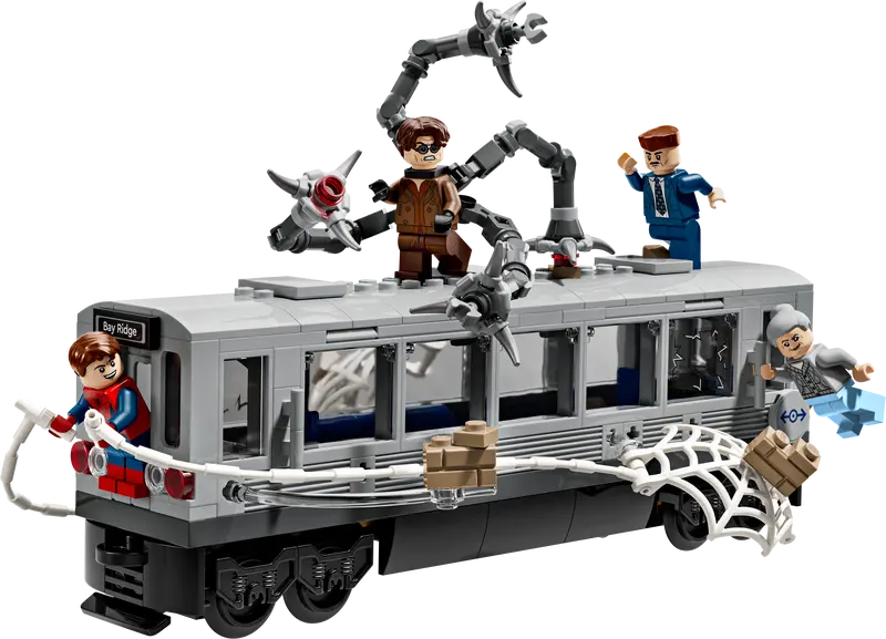 LEGO MARVEL SPIDER-MAN VS. DOC OCK SUBWAY TRAIN SCENE