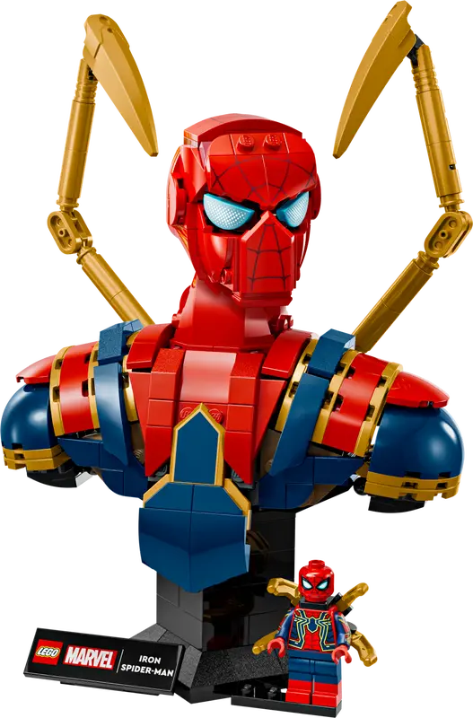 LEGO MARVEL IRON SPIDER-MAN BUST