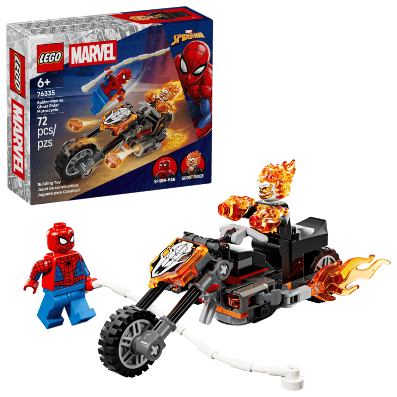 LEGO MARVEL SPIDER-MAN VS GHOST RIDER MOTORCYCLE