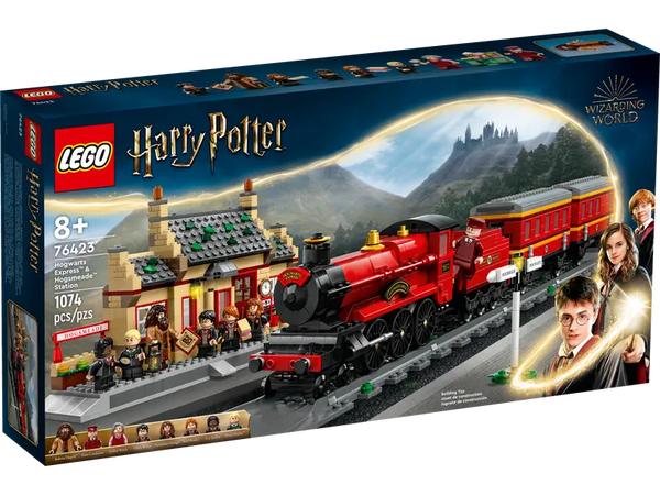 LEGO HARRY POTTER HOGWART'S EXPRESS TRAIN W/ HOGSMEADE STATION