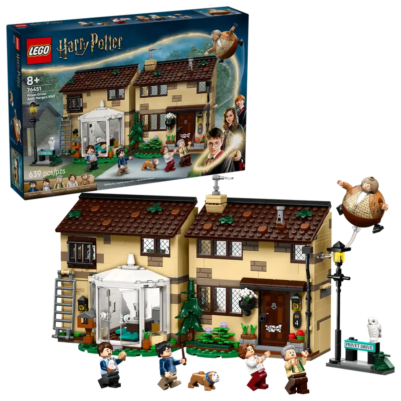 LEGO HARRY POTTER PRIVET DRIVE: AUNT MARGE'S VISIT