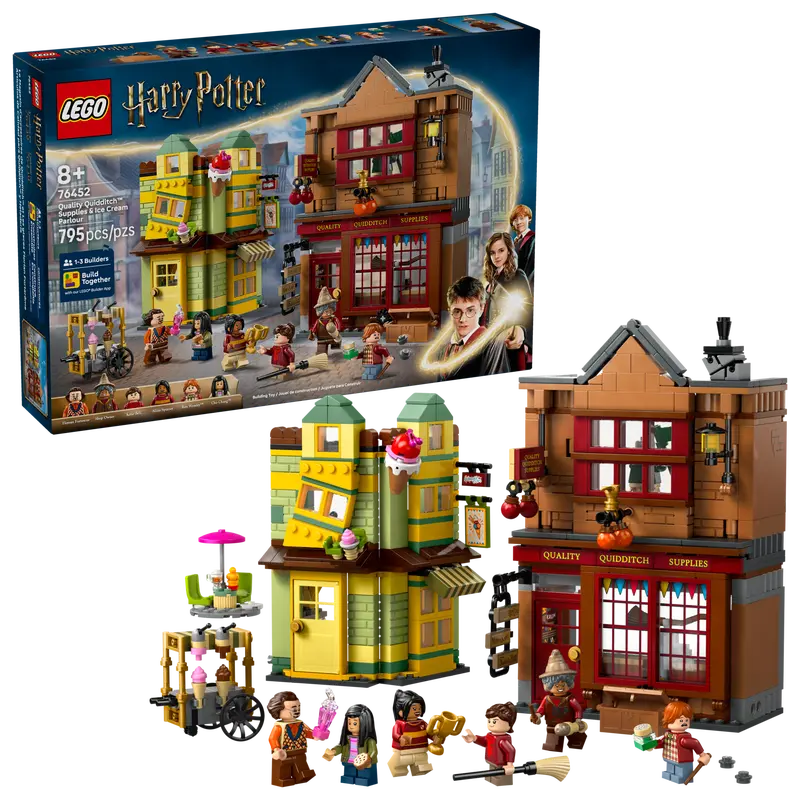 LEGO HARRY POTTER QUALITY QUIDDITCH SUPPLIES & ICE CREAM PARLOUR