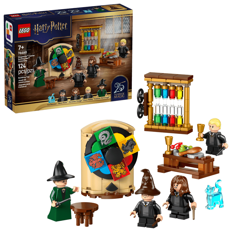 LEGO HARRY POTTER SORTING HAT CEREMONY