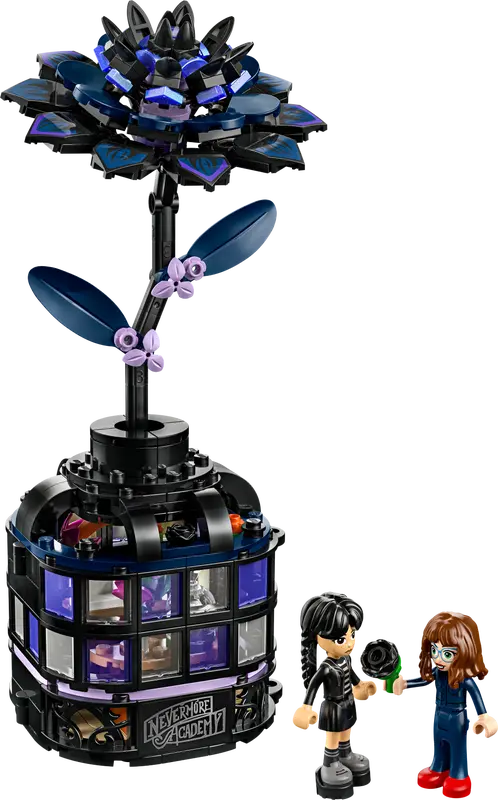 LEGO WEDNESDAY BLACK DAHLIA FLOWER