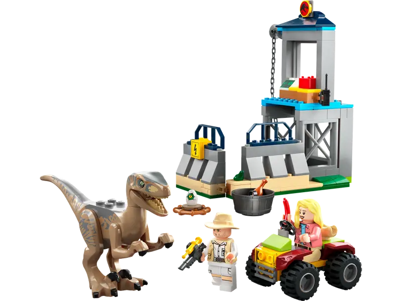 LEGO JURASSIC PARK VELOCIRAPTOR ESCAPE