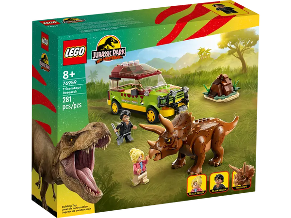 LEGO JURASSIC PARK TRICERATOPS RESEARCH