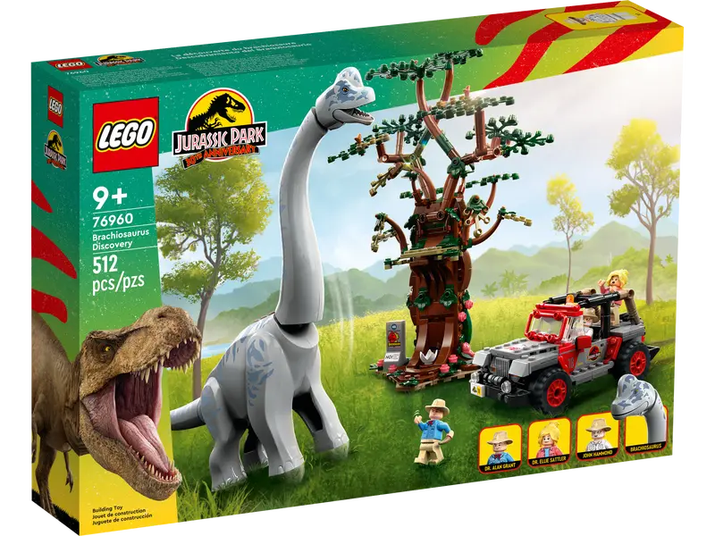 LEGO JURASSIC PARK BRACHIOSAURUS DISCOVERY