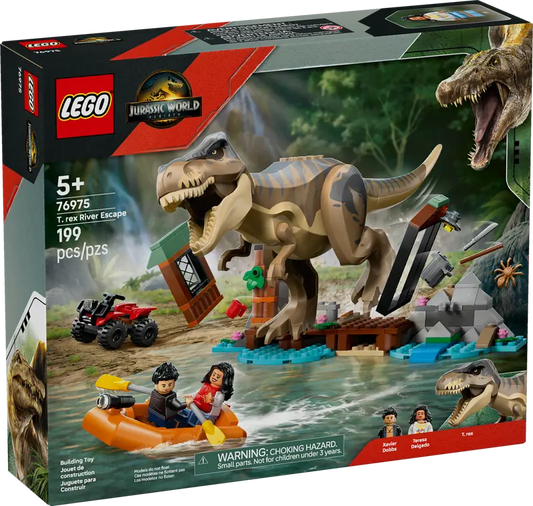 LEGO JURASSIC WORLD T.REX RIVER ESCAPE